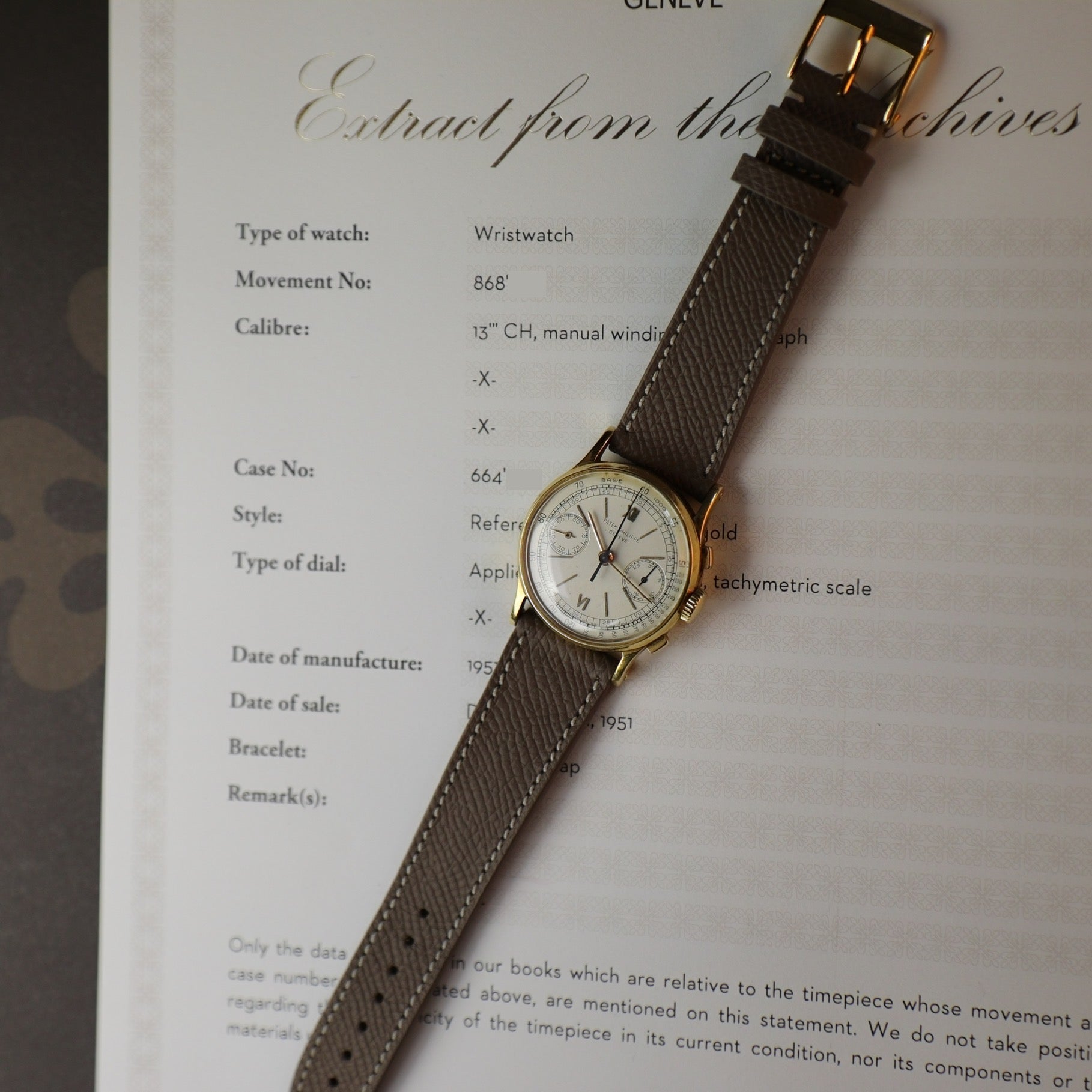 Patek Philippe Chronograph Ref. 130 - ETP Watches