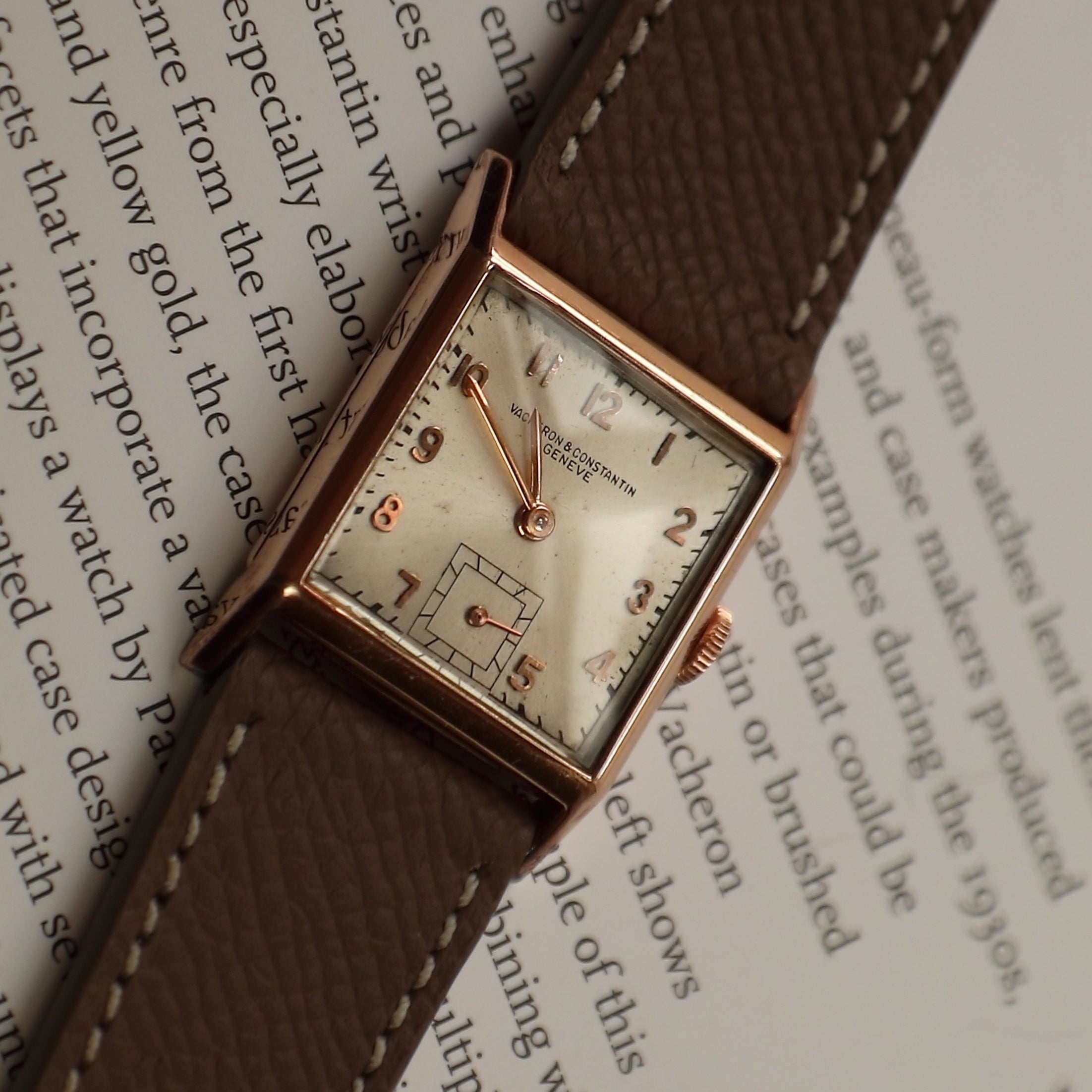 Vintage Vacheron Constantin Square case ETP Watches